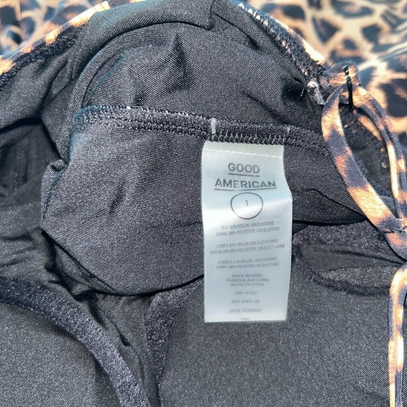 Good American Leopard Print One Piece - Picture 5 of 6